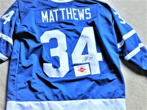 auston matthews signed jersey