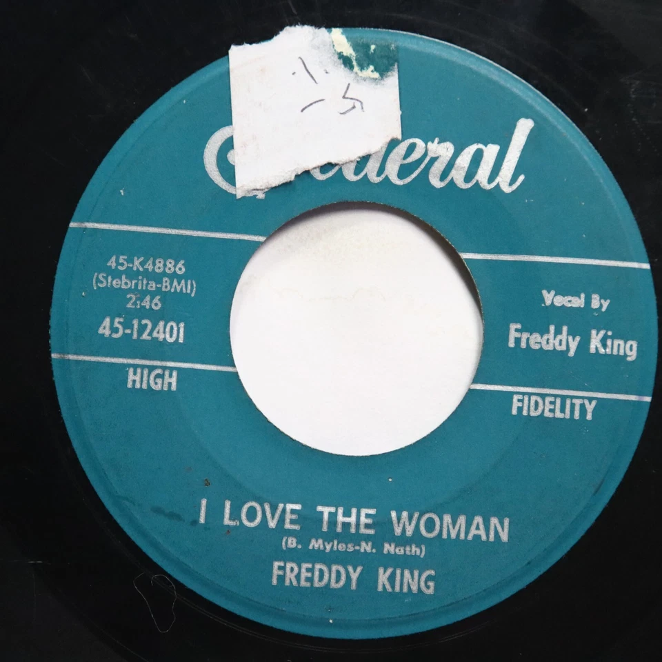 FREDDY KING - HIDE AWAY / I LOVE THE WOMAN - SOUL 45 - Image 2 of 2