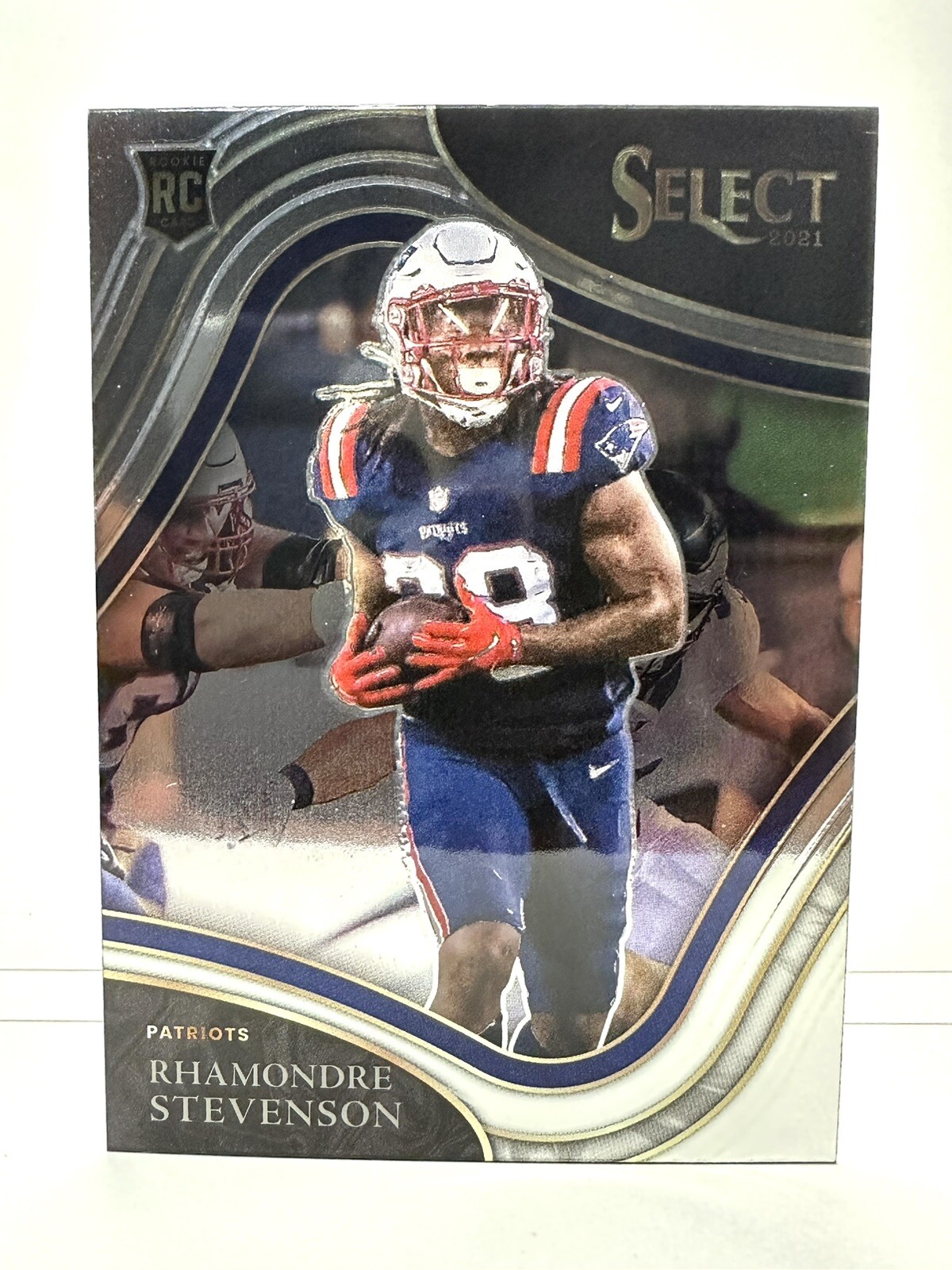 2021 Select Rhamondre Stevenson Field Level Rookie RC #375 Patriots
