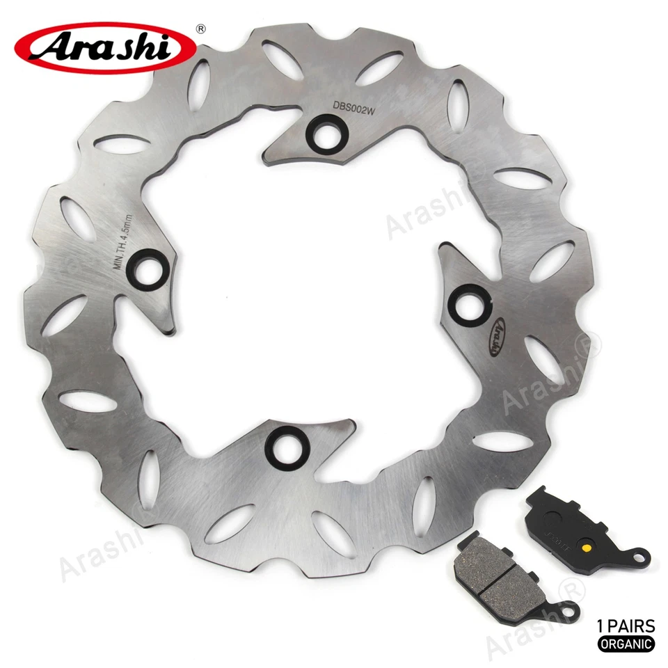 Rotor de disco de freno trasero y pastillas de freno para Triumph Speed Four 600 2003 2004 2005 Foto 2 de 4