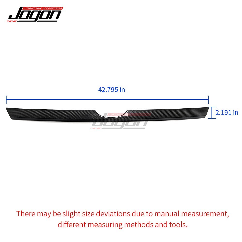 Carbon Rear Trunk Lid Molding Logo Panel Trim For Subaru WRX STI S4 VB 2022-2024 - Picture 4 of 12