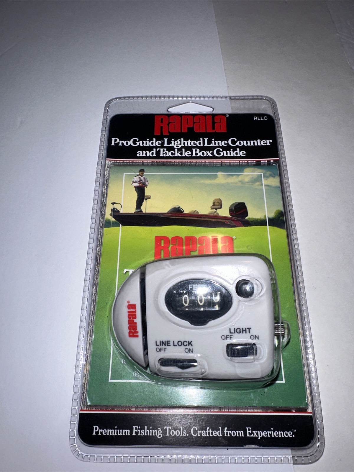 Rapala Fishing Line Counter Lighted Display 25lb Mini Digital Scale for