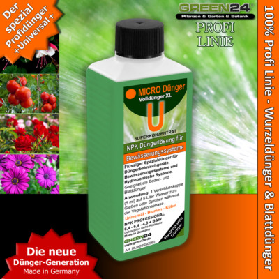 Micro+U Universal-Dnger f. Dngerbeimischgerte Bewsserungssystem  Hydroponisch | eBay.de