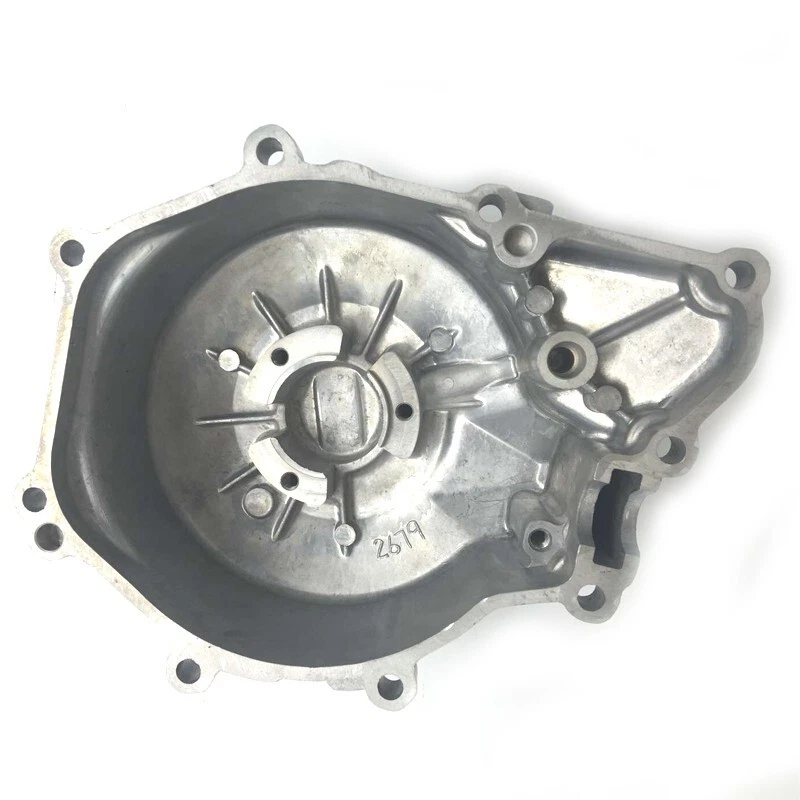 Cubierta de estator carcasa de manivela de motor izquierda de aluminio para Yamaha YZF-R6 1999-2002 Foto 4 de 4