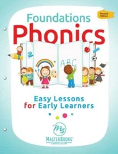 New FOUNDATIONS PHONICS Easy Lessons for Early Learners Master Books Homeschool