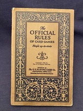 Antique 1931 The Official Rules of Card Games Hoyle Up to Date Us Playing Card