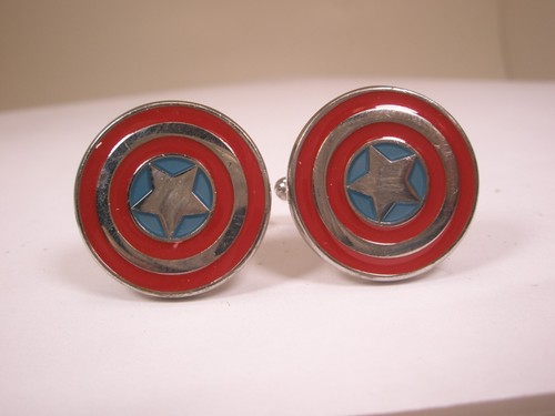 Captain America's Shield Modern Cuff Links marvel comics avengers