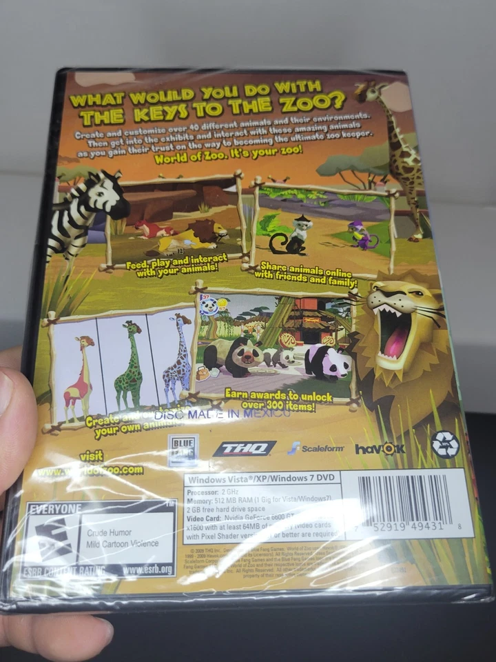 World of Zoo Pc DVD ROM Game Rate E New In Original Packaging - Image 3 of 4