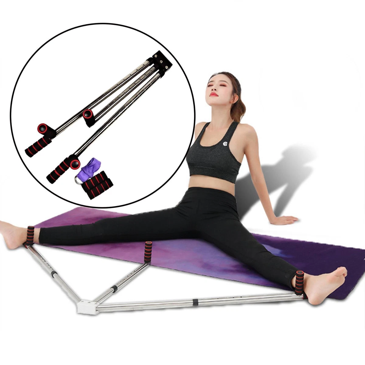 Split Machine Hamstring Stretcher Device Leg Stretcher Machine for