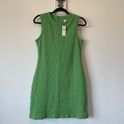 Anthropologie Porridge Clothing Green Textured Slim Knit Mini Dress Size  Small | eBay