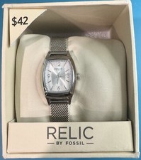 Relic by Fossil Women's Everly Mesh Quartz Watch Milanese Strap ZR34620