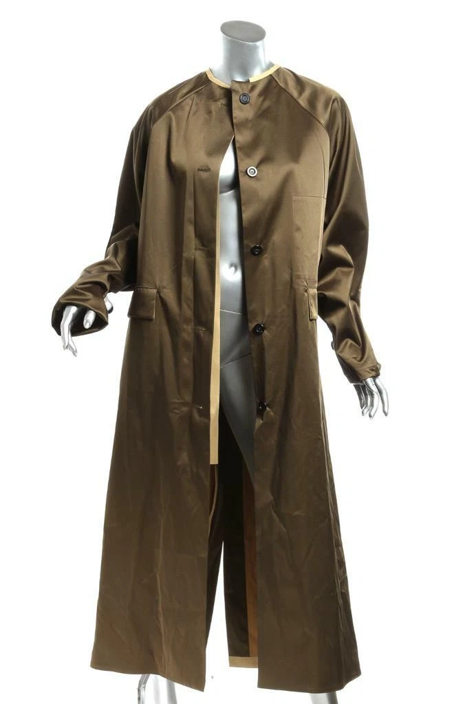 Khaki top duster coat