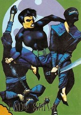 Tarjeta coleccionable LADY SHIVA/DC Comics Villains The Dark Judgment BASE #34