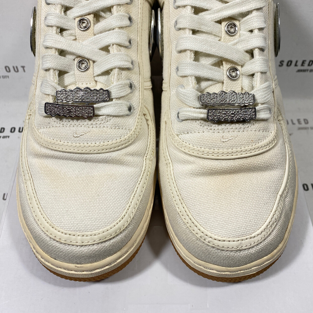 Size 10 - Nike Air Force 1 x Travis Scott Sail 2018 for sale online | eBay