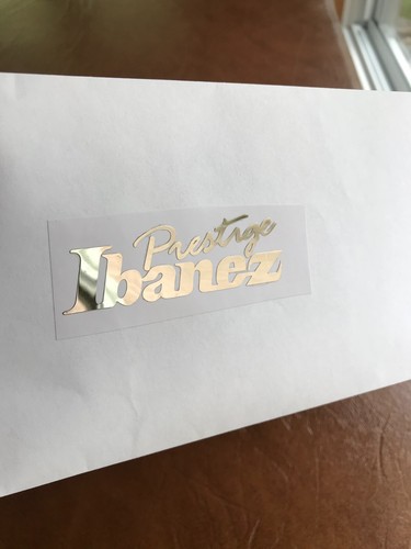 Ibanez Prestige Guitar Headstock Decal Restoration 3D Laser Cut Metal M10 - Picture 8 of 9