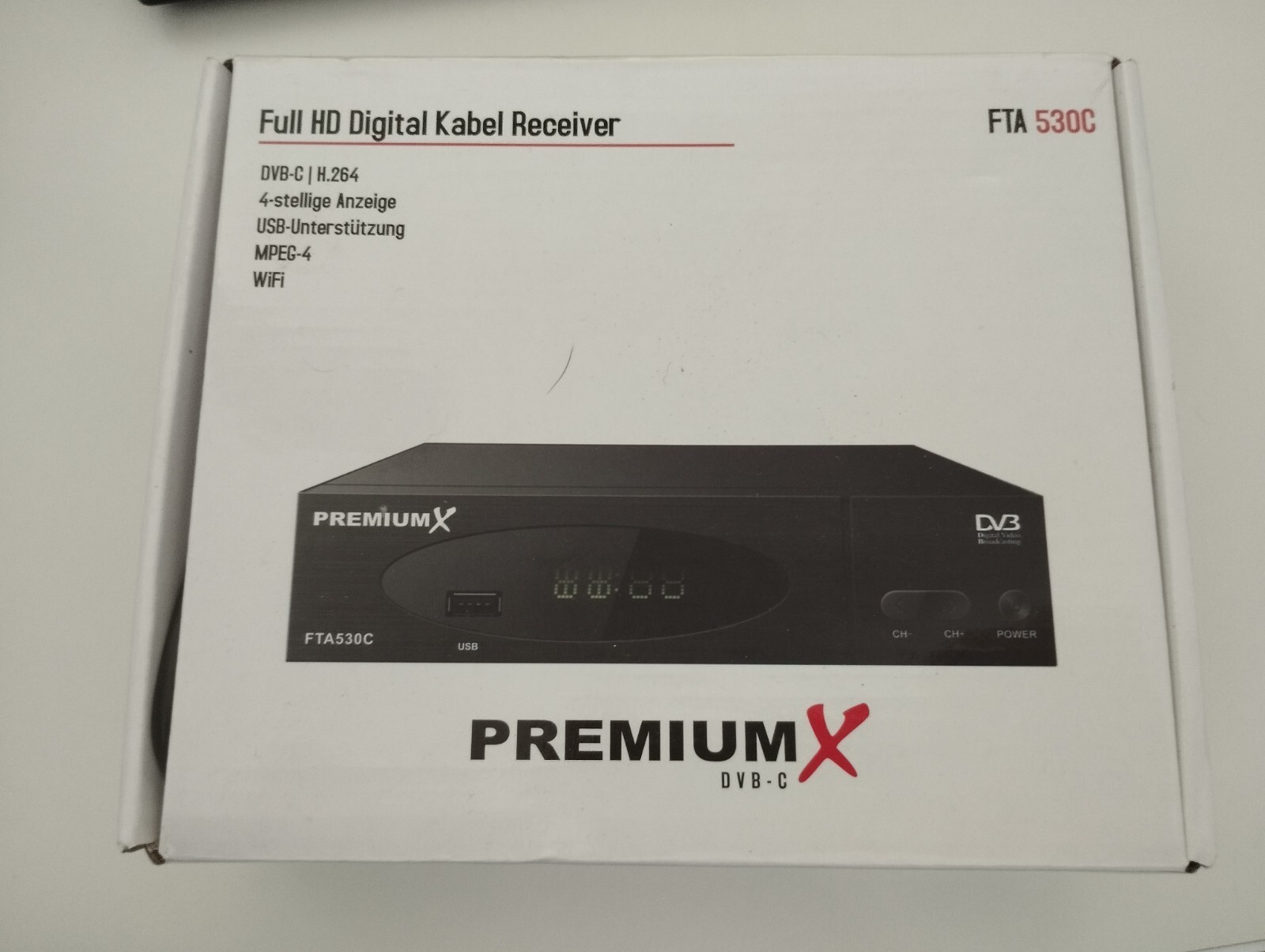 Premiumx Hd 520 Fta Bedienungsanleitung Pdf PremiumX FTA 530C 1080p FullHD Digital DVB-C/C2 Kabel Receiver