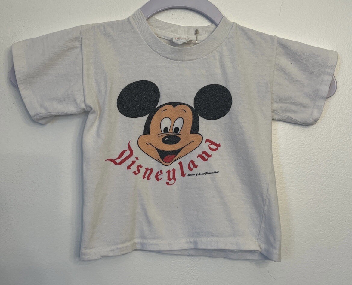VINTAGE 1950s/60s DISNEYLAND MICKEY MOUSE TEE SHIRT | eBay