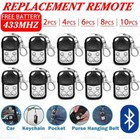 Universal Fob 433 Replacement Garage Door Remote Car Gate Cloning Control Key