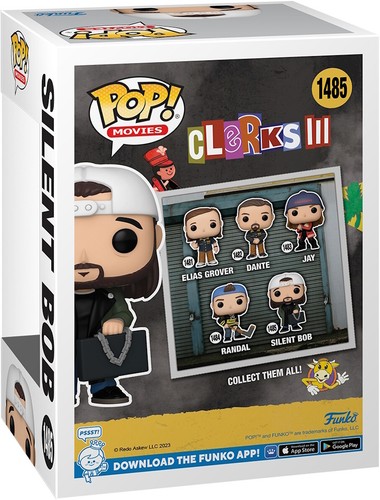 Clerks III 3 - Silent Bob 1485 - Funko Pop! Figura de vinilo - Imagen 3 de 4