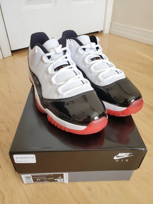 Nike Jordan 11 Retro Low Concord Bred 2020 (AV2187-160) Men's Size 11.5