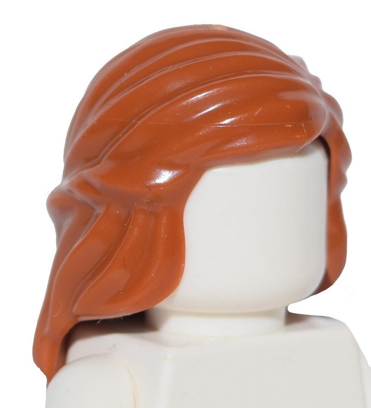 ☀️NEW Lego Minifig Hair Female Girl DARK ORANGE Long Princess Braided eBay
