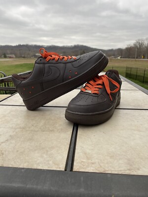 Size 11 - Nike Air Force 1 Low  82 Dark Chocolate & Orange