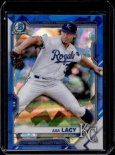 Asa Lacy 2021 Bowman Chrome Sapphire - #BCP-83 - Kansas City Royals