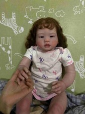 28inch Amaya Finished Reborn Doll Hand Rooted Hair Artist Toddler Bebe Girl Toy
