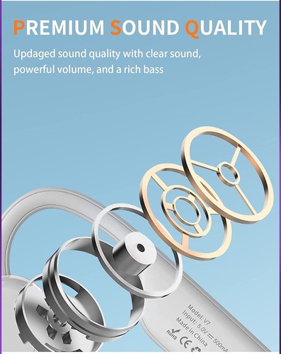 ANCwear Running Headphones with Native Voice Assistant, Wireless Bluetooth Sport - 第 5/9 張圖片