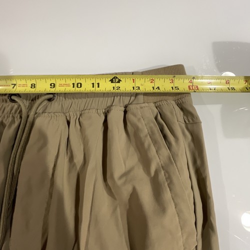 CALIVILLE Stretch Elastic Waist Jogger Pants Beige Light Brown Men’s Medium - Picture 4 of 6