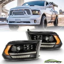 For 09-18 Ram Truck PRO-Series (5th Gen 2500 Style) Projector Headlights Set