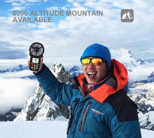 US BTMETER Wind Speed Meter Temperature Altitude Humidity Anemometer Barometer - Bild 8 von 18