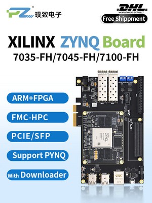 PZ Xilinx ZNYQ 7000 7035 7045 7100  FPGA Development Board FMC HPC PCIE SFP Kit
