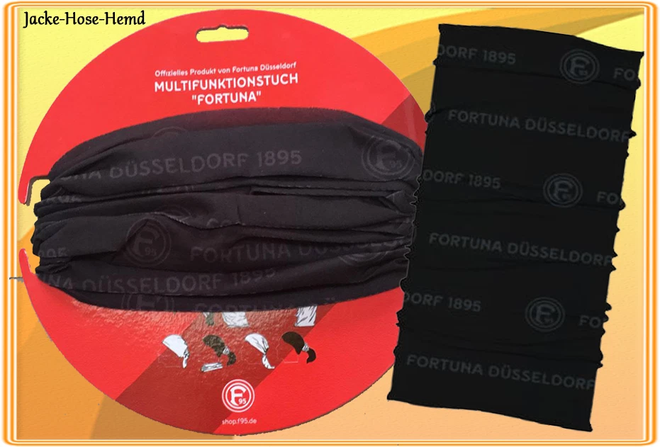 Multifunktionstuch Fortuna Düsseldorf 1895 Tuch Halstuch Loop Schal Schlauch NEU