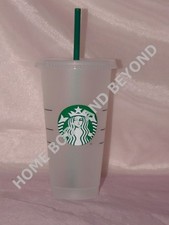 STARBUCKS Reusable Venti 24 OZ Frosted Ice Co...