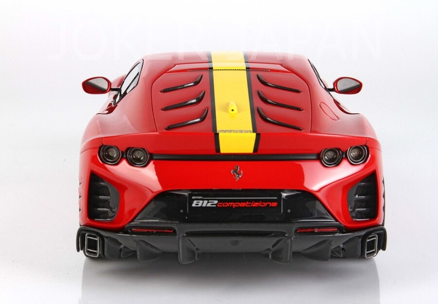 BBR 1/18 Ferrari 812 Competizione 2021 With Showcase Rosso