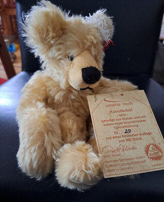  Hermann Coburg - Annette Rauch -  Künstlerbär Wini -  Mohair