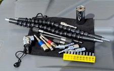 24pcs Flexible Drill Bit Extension Set Hex Shank 105° Right Angle Drill Attach