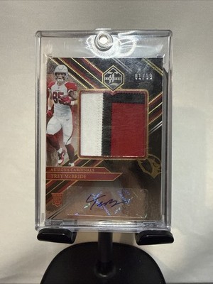 2022 Panini Limited - Rookie Patch Autographs Jumbo Trey McBride #167 /99