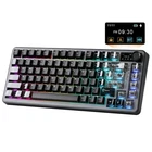 YUNZII B75 PRO MAX Wireless Mechanical Keyboard 75% US Candy Linear Switch Black