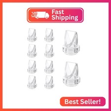 10PCS Duckbill Valves Compatible with eufy S1 Pro S1 E10, Lansinoh Discreet Duo,