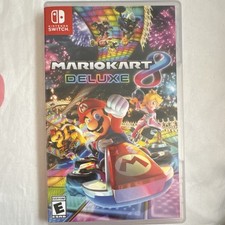 Nintendo Mario Kart 8 Deluxe Nintendo Switch Multiplayer Game Manual Included