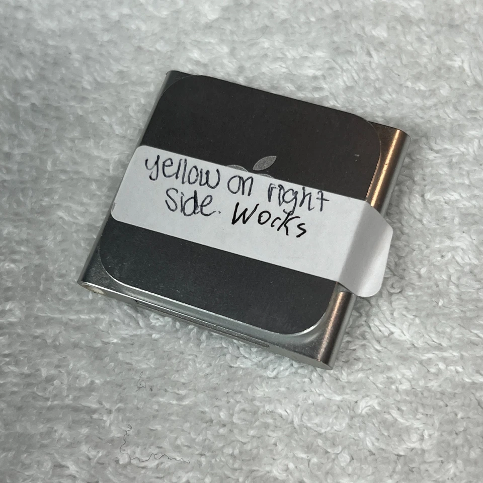 Apple iPod nano 6th Generation Silver 8GB A1366 Tested Working Slight Yellowing - Image 3 of 4