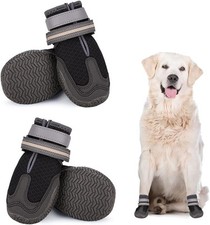Dog Booties for Hot Pavement Summer Heat Paw Protectors Dog Shoes for Medium Lar