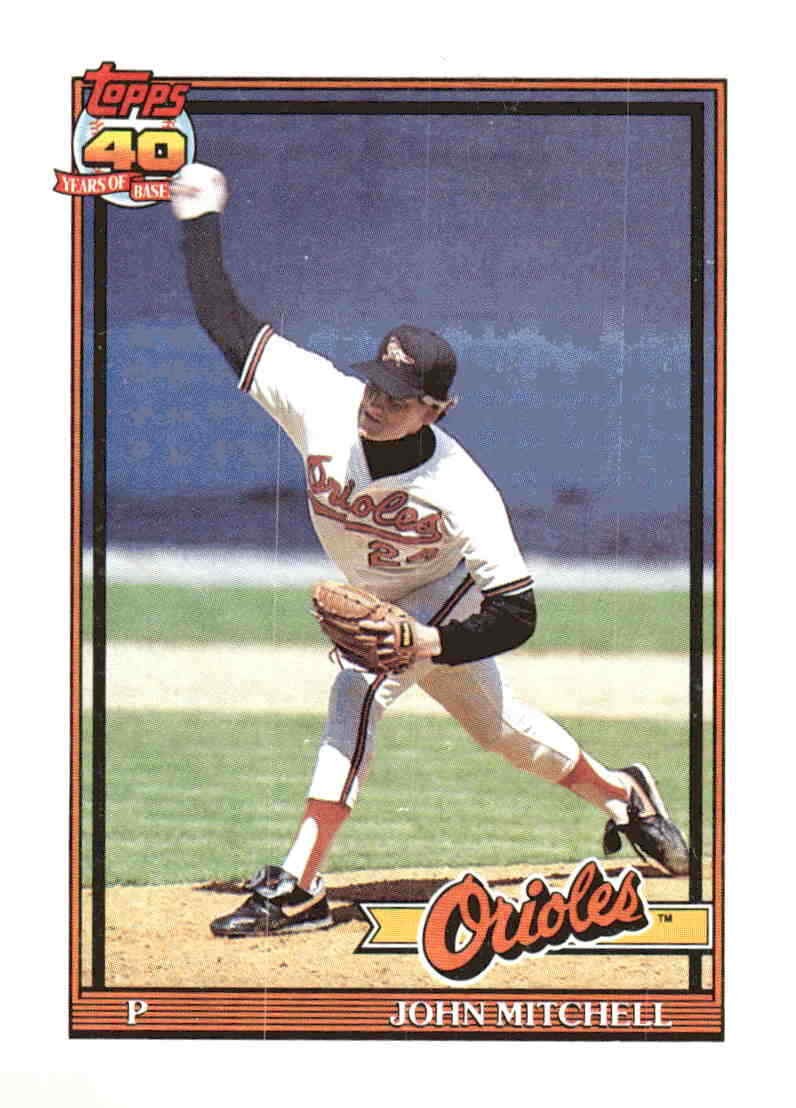 1991 Topps #708 John Mitchell