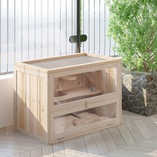 2-Level Hamster Cage with Openable Top, Door,...