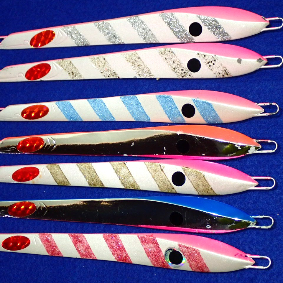 FISHERMAN CRAZY LONG JDM Fishing Lure Lot of 7 Handcrafted Jig Made in Japan - Image 6