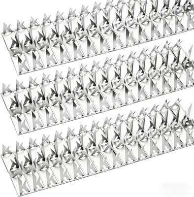 5 Pack Stainless Steel Squirrel Spikes for Bird Feeder, 5 FT Squirrel Spikes for