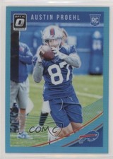 2018 Donruss Optic Rookies Aqua Prizm 38/299 Austin Proehl #119 fv8
