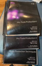 Pro Tools Production 1, 2 Techniques 3 Books .
